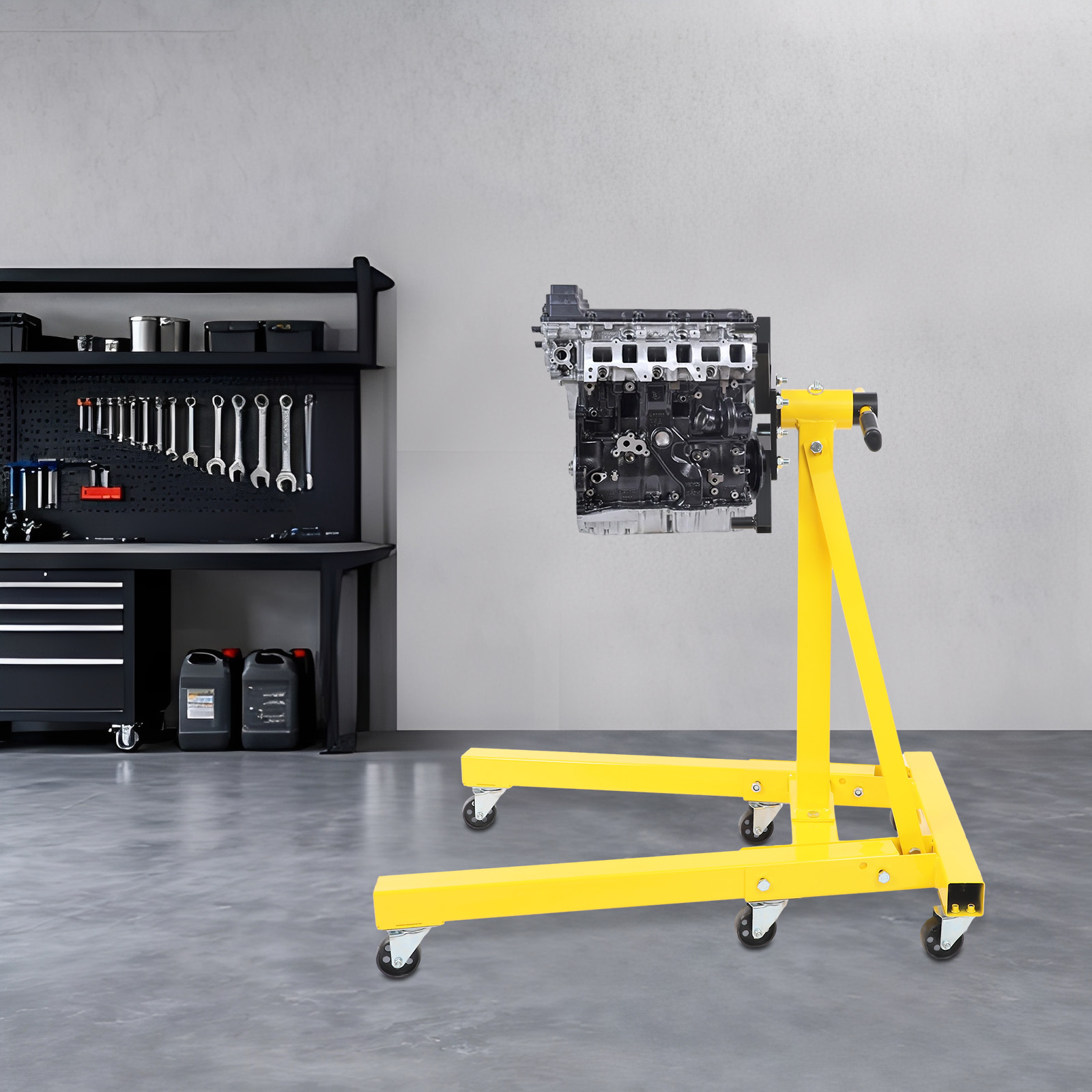 Engine Stand Heavy Duty - Motorständer 2000 LB, Schwerlast-Klappbarer Motorhalter, 360