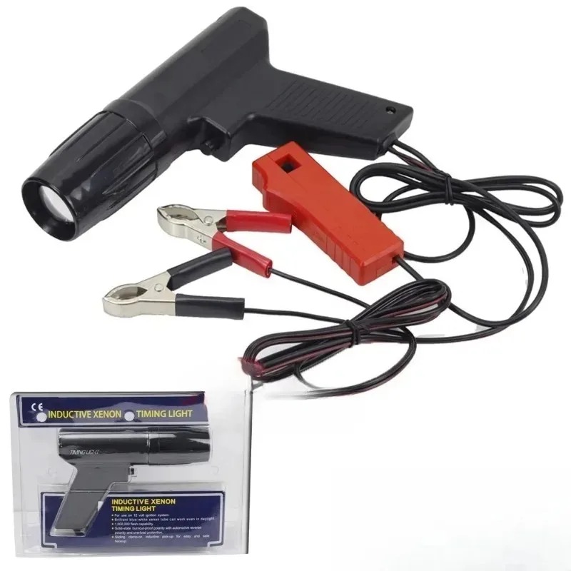 Timing Light Gun - Auto-Zündzeitschaltuhr TL-122 Motor-Zündzeitschaltuhr mit Induktions-Stroboskoplicht für