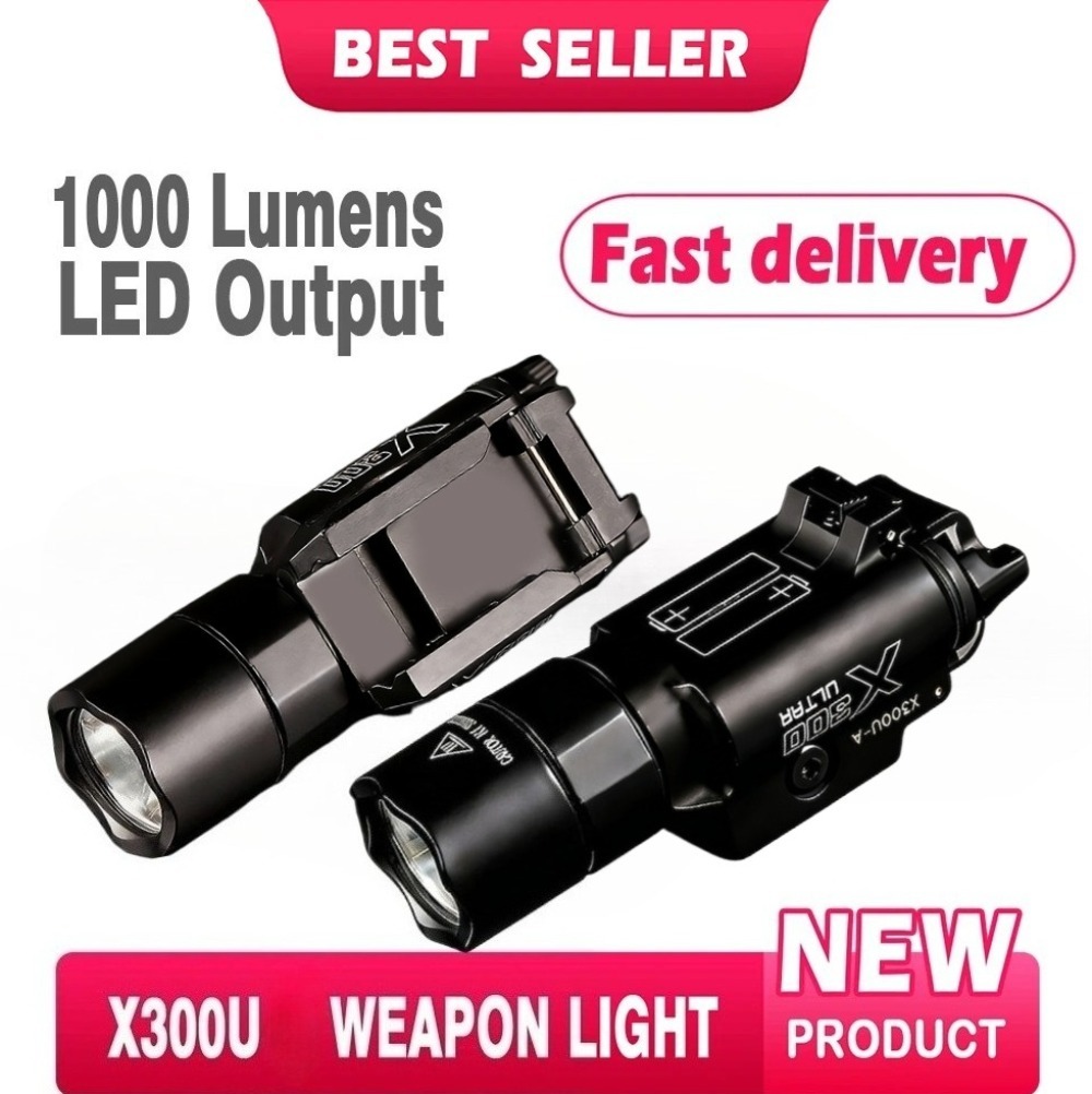Timing Light Gun - 1000 Lumen Taktische LED-Taschenlampe Weiß Stroboskop